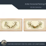 HQ Antler Horizontal Painting #1 Sellable Samtuse963