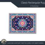 HQ Classic Rectangular Dance Rug #9 Samtuse963