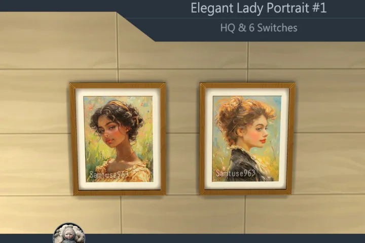 HQ Elegant Lady Portrait #1 Samtuse963