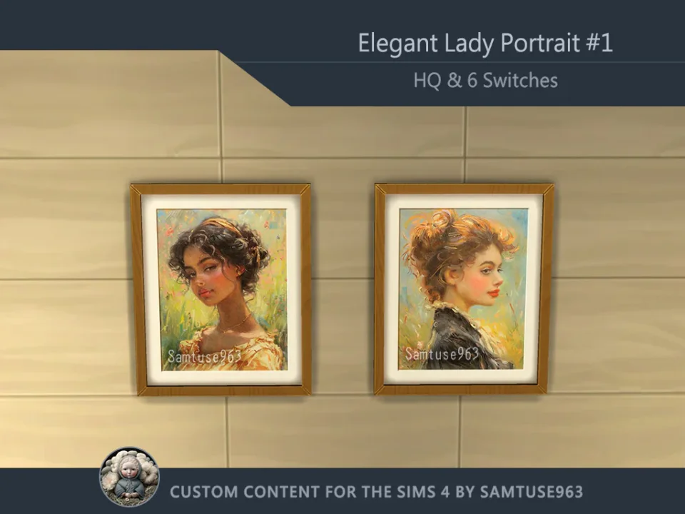 HQ Elegant Lady Portrait #1 Samtuse963
