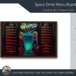 Space Drink Menu Board #1 Samtuse963