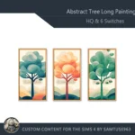 HQ Abstract Tree Long Painting #1 Sellable Extra D Samtuse963
