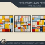 HQ Neoplasticism Square Painting #2 Sellable Extra C Samtuse963