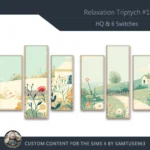 HQ Relaxation Triptych #1 Sellable Extra B Samtuse963