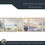 HQ Silent Morning Triptych #1 Sellable Extra E Samtuse963