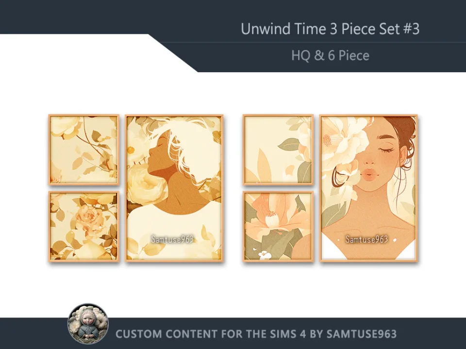 HQ Unwind Time 3 Piece Set #3 Sellable Extra F Samtuse963