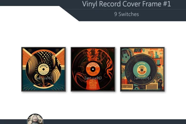Vinyl Record Cover Frame #1 Sellable Samtuse963