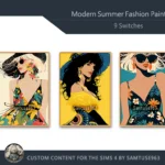 Modern Summer Fashion Painting #2 Sellable Extra A Samtuse963