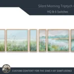 HQ Silent Morning Triptych #2 Sellable Extra E Samtuse963