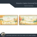 HQ Relaxation Caption Horizontal Painting #1 Sellable Samtuse963