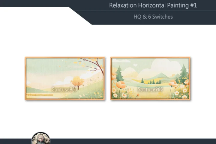 HQ Relaxation Horizontal Painting #1 Sellable Samtuse963