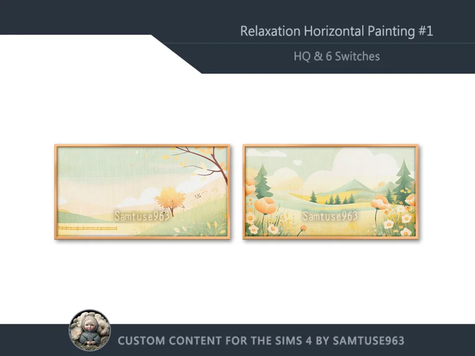 HQ Relaxation Horizontal Painting #1 Sellable Samtuse963