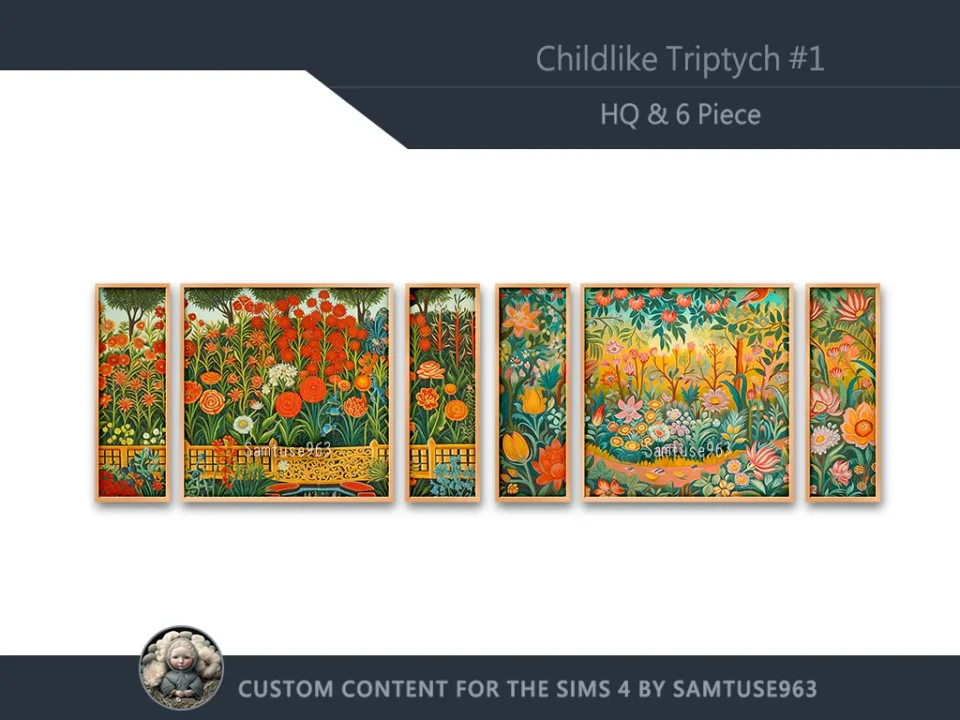 HQ Childlike Triptych #1 Sellable Extra E Samtuse963