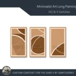 HQ Minimalist Art Long Painting #1 Sellable Extra D Samtuse963