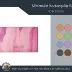 HQ Minimalist Rectangular Dance Rug #6 Samtuse963