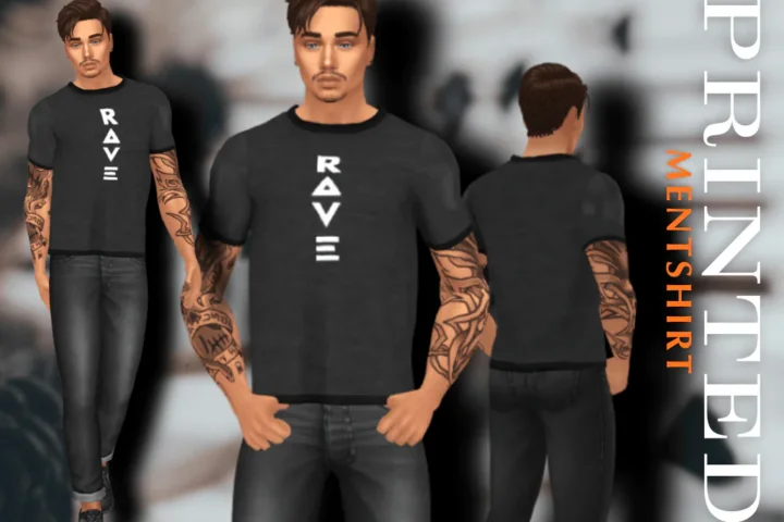 PRINTED MEN TSHIRT
