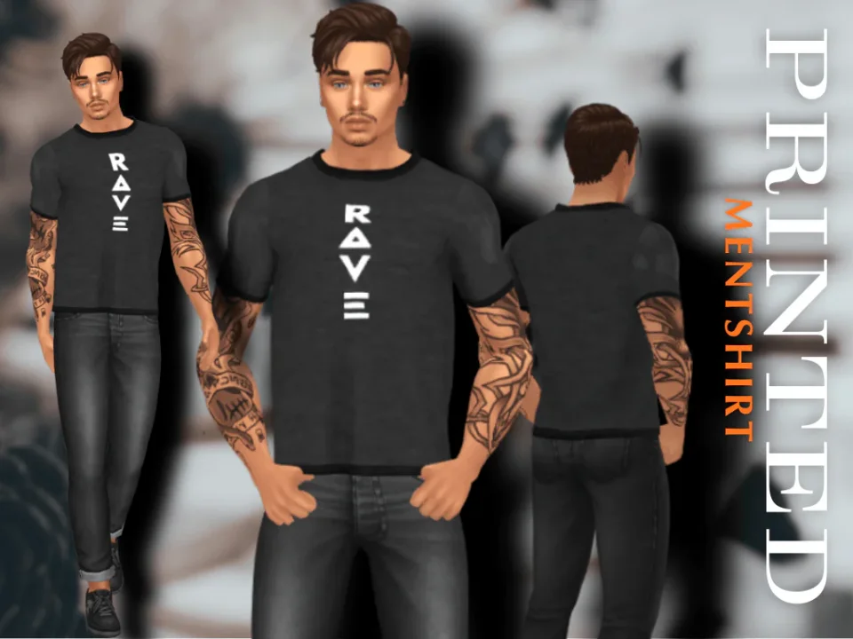 PRINTED MEN TSHIRT