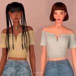 Bloomtide Collection - Short Sleves Top