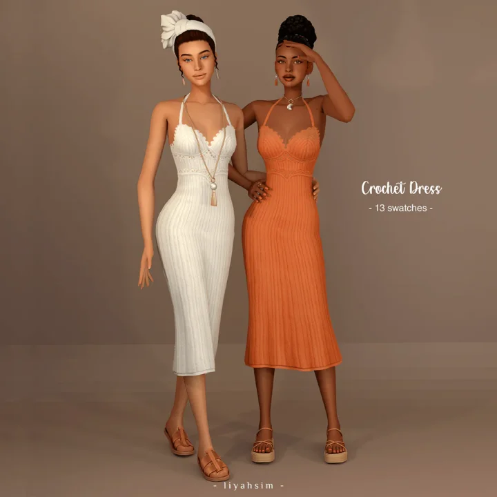 Soft Boho Collection - Crochet Dress