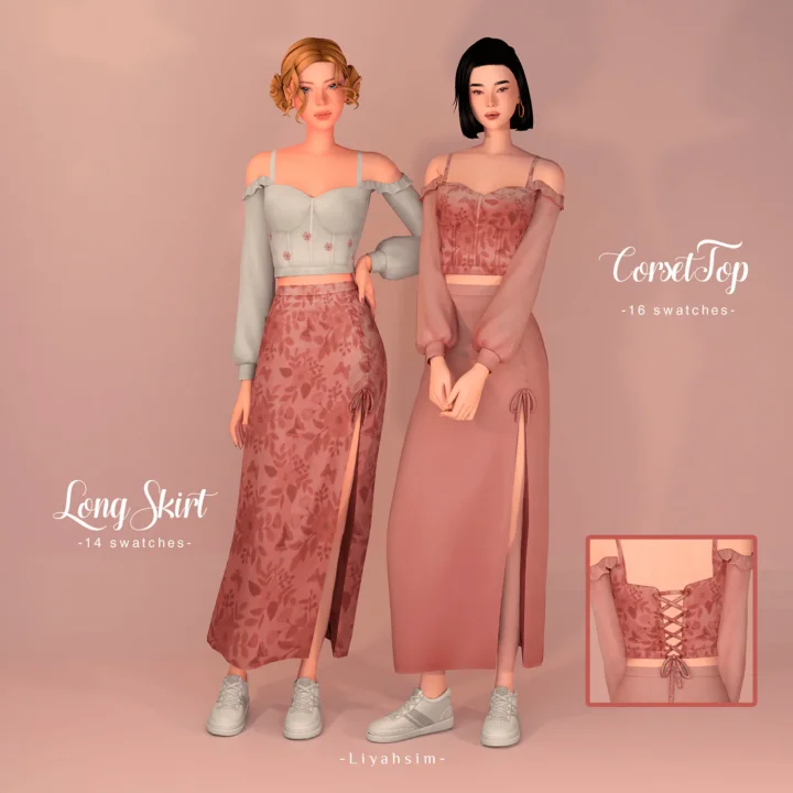 Bloomtide Collection - Long Skirt
