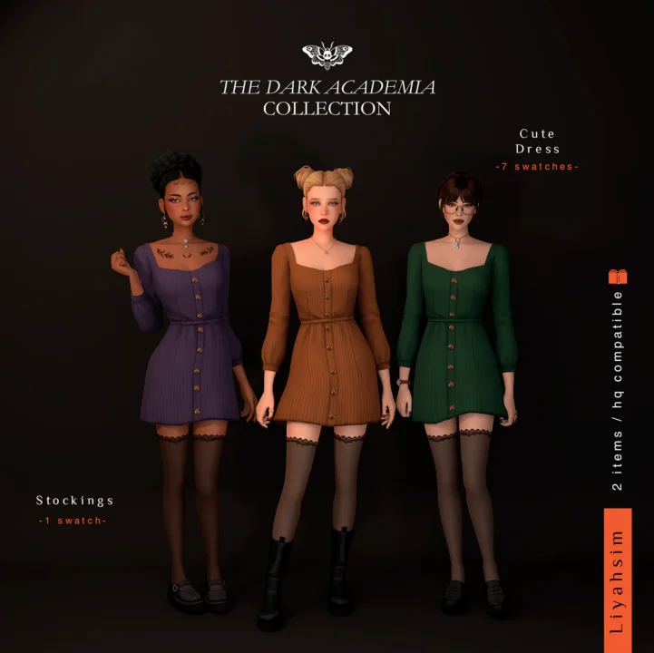 [Dark Acedemia Collection] - Stockings