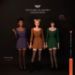 [Dark Acedemia Collection] - Cute Dress