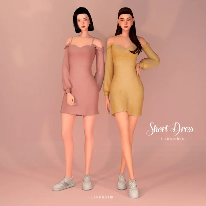 Bloomtide Collection - Short Dress