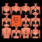 Boho Tattoo set