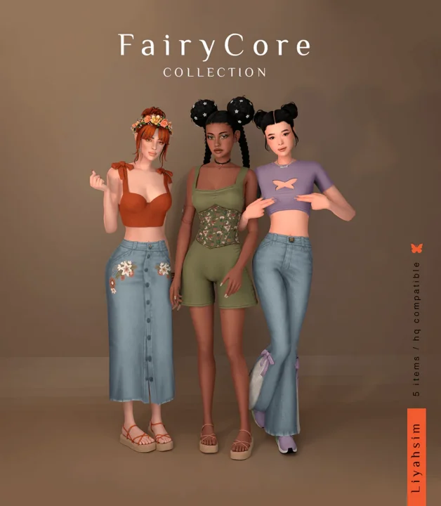[FairyCore Collection] Corset Jumpsuit