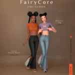 [FairyCore Collection] - Buterfly Top