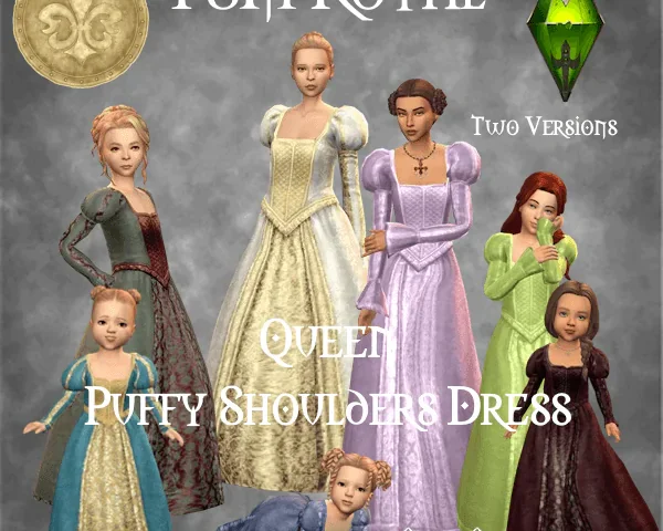 TSM Royal Queen Puffy Shoulders for All Ages