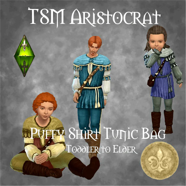 TSM Aristocrat Puffy Shirt Tunic Bag