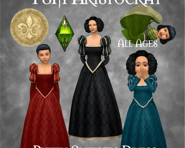 TSM Aristocrat Puffy Sleeves Dress
