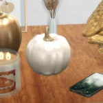 Pumpkins figure set deco