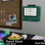 Punch Clock Wall Decor