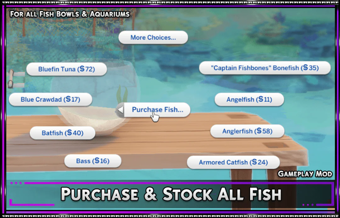 Purchase & Stock All Fish