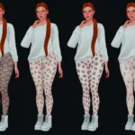 Fruit Splash Tights Purple Set