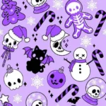 Xmas Patterned Wallpaper