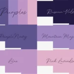 Coolors Custom Palette Wallpapers – Purples