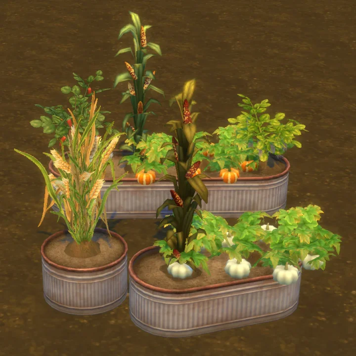 Ranch Metal Planters