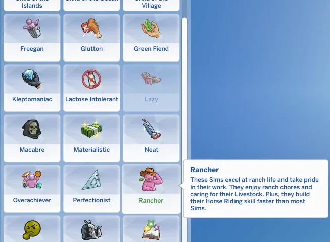 Better Rancher Trait