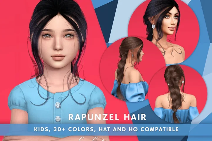 SONYASIMS - RAPUNZEL HAIR KIDS