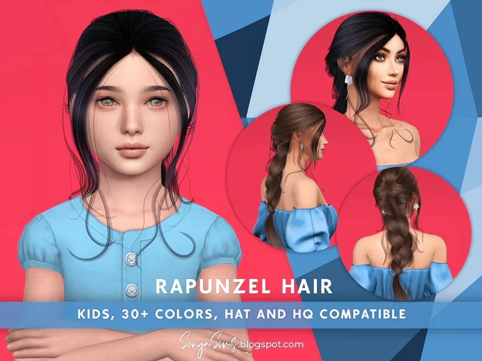 SONYASIMS - RAPUNZEL HAIR KIDS