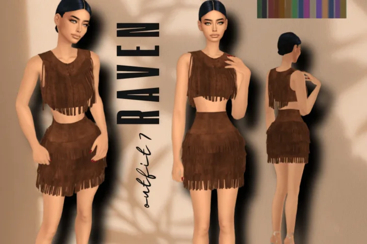 RAVEN OUTFIT 7 + specular map