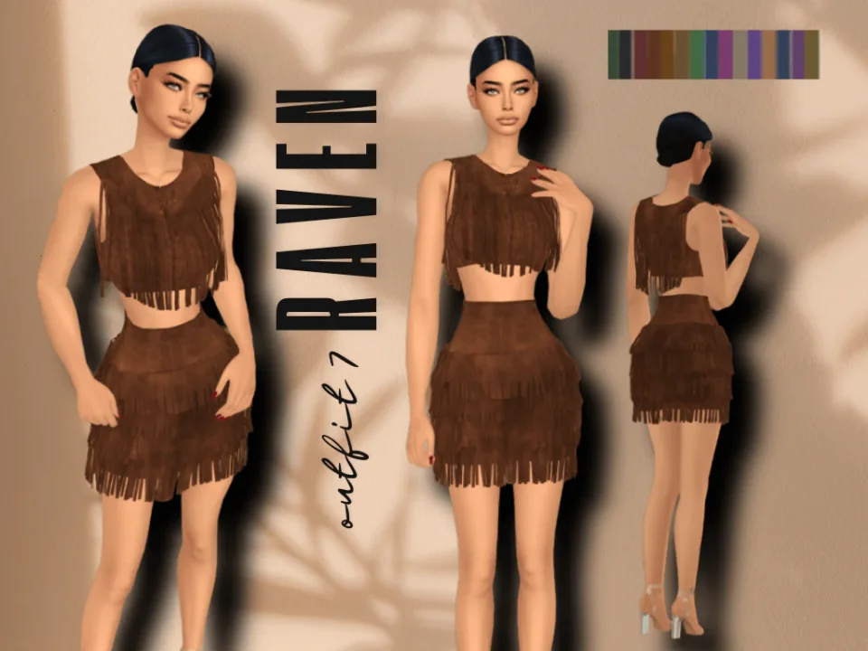 RAVEN OUTFIT 7 + specular map