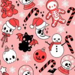 Xmas Patterned Wallpaper
