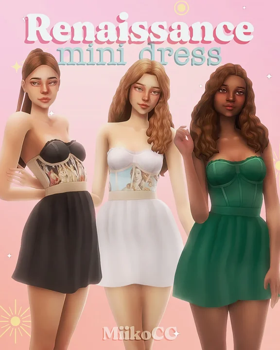 Renaissance mini dress
