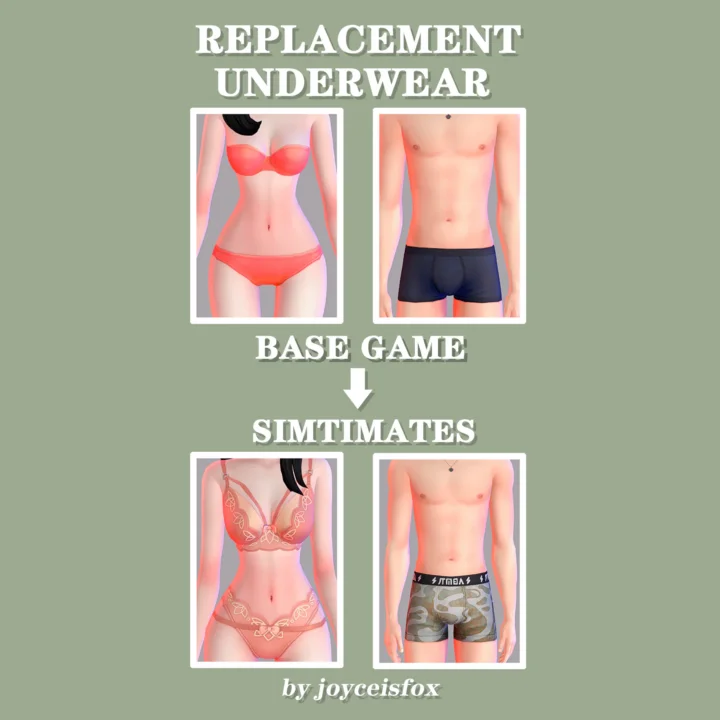 Simtimates Default Replacement Underwear