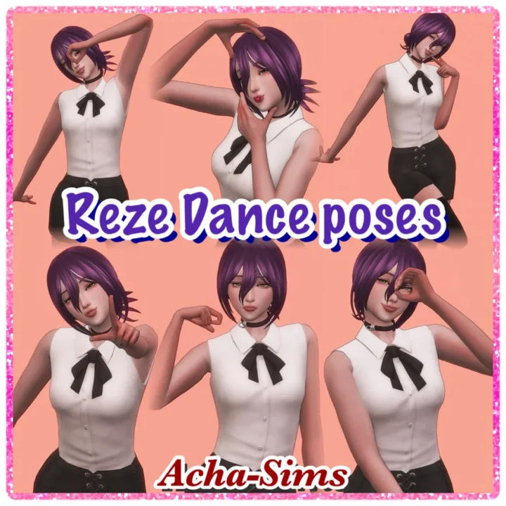 Acha Reze dance poses