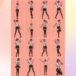 Acha Reze dance poses